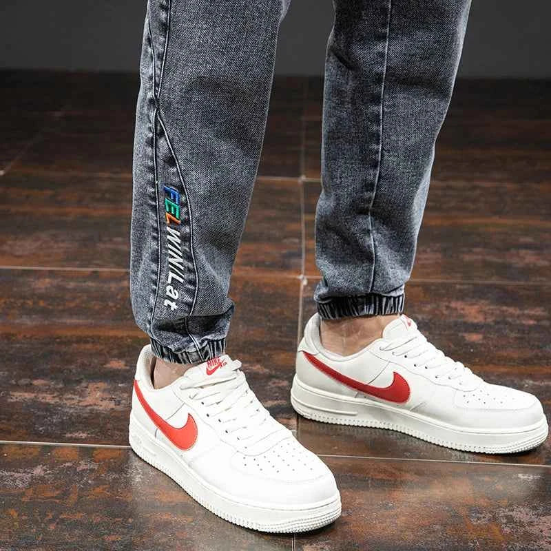 Men's Cargo Jogger Denim Jeans – Baggy Streetwear Harem Pants