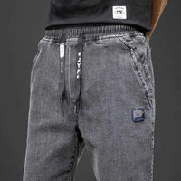 Men's Cargo Jogger Denim Jeans – Baggy Streetwear Harem Pants