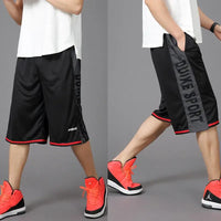 Men’s summer casual capri shorts loose fit hip hop straight pants plus size