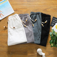 Men's Breathable Cotton Bermuda Shorts – Loose Casual Summer Fitness Shorts