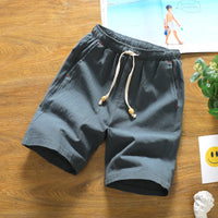 Men's Breathable Cotton Bermuda Shorts – Loose Casual Summer Fitness Shorts