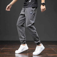 Men's Cargo Jogger Denim Jeans – Baggy Streetwear Harem Pants