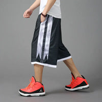 Men’s summer casual capri shorts loose fit hip hop straight pants plus size