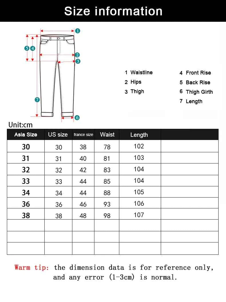 Men's Black Biker Denim Jeans – Classic Soft Stretch Casual Pants