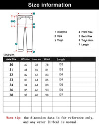 Men's Black Biker Denim Jeans – Classic Soft Stretch Casual Pants