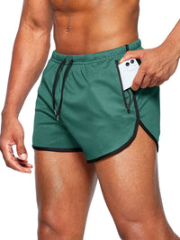 Men's Quick-Dry Running Beach Shorts – 3-Inch Fitness Summer Shorts