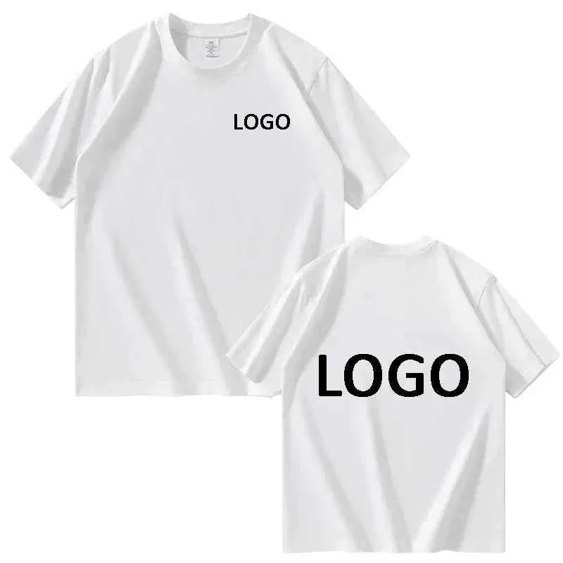 Customized Cotton Printed T-Shirt – Unisex Personalized Streetwear Short Sleeve Tee
