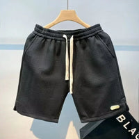 Men's Wave Pattern Running Shorts – Casual Jogging & Gym Sports Shorts