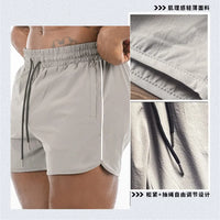 Men's Quick-Dry Gym Running Shorts – Multi-Pocket Fitness Beach Shorts 2024