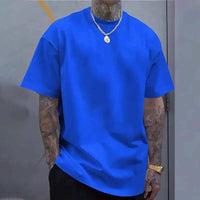 Men's cotton short sleeve t-shirt – Soft Breathable Casual Everyday Tee