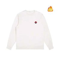 Men's Golf Pullover Sweatshirt – Round Neck Thin Velvet Autumn Winter Sweater