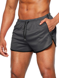 Men's Quick-Dry Running Beach Shorts – 3-Inch Fitness Summer Shorts