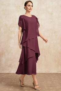Women's Plus Size Elegant Maxi Dress – Petal Sleeve Wedding Guest Dress