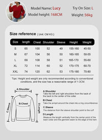 Women's Casual Solid Color Sweatshirt – Loose Fit Crewneck Fashion Pullover