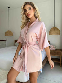 Women's Silky Lace Nightgown Robe Set – Sexy Comfortable Homewear Pajamas