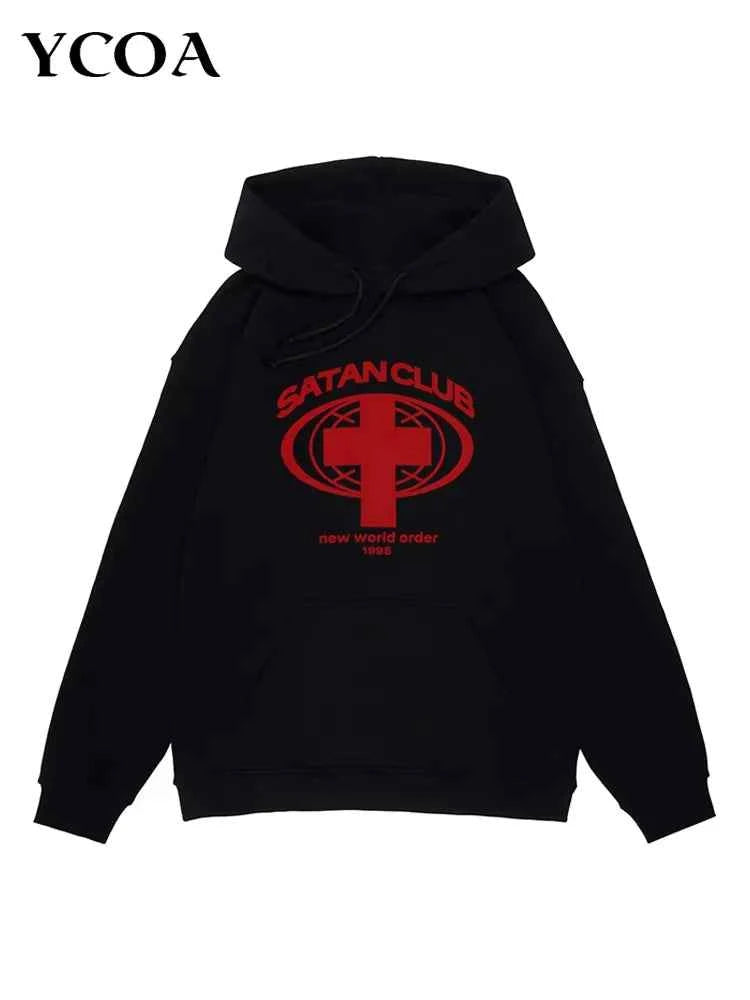 Men's Oversized Graphic Hoodie – Harajuku Y2K Korean Fashion Sweatshirt