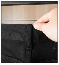 Men's Pure Black Slim Fit Jeans – Light Luxury Stretch Straight Leg Pants 2025