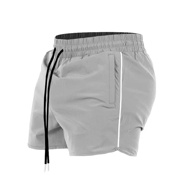 Men's Quick-Dry Gym Running Shorts – Multi-Pocket Fitness Beach Shorts 2024