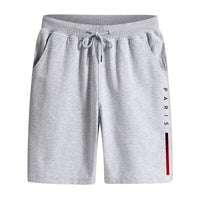 Men's PARIS Print Bermuda Shorts – Urban Casual Knee-Length Shorts 2025