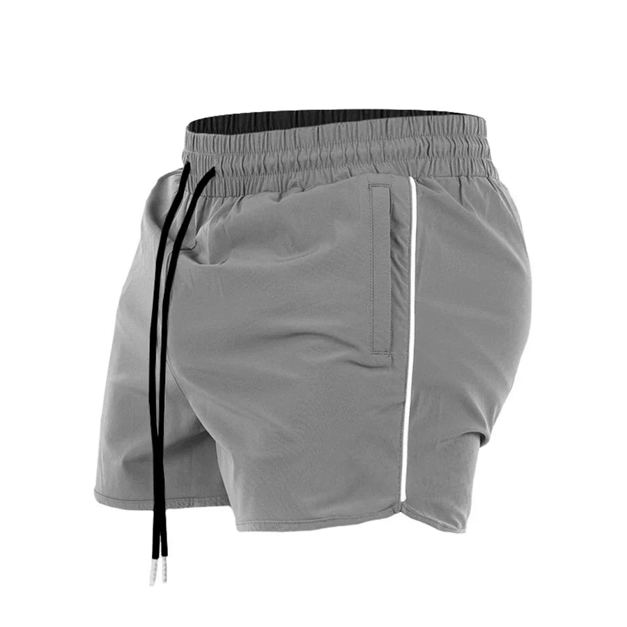 Men's Quick-Dry Gym Running Shorts – Multi-Pocket Fitness Beach Shorts 2024