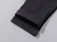 Men's Cotton Long Sleeve T-Shirt – Solid Color Full Sleeve Undershirt for Spring & Autumn Casual Wear