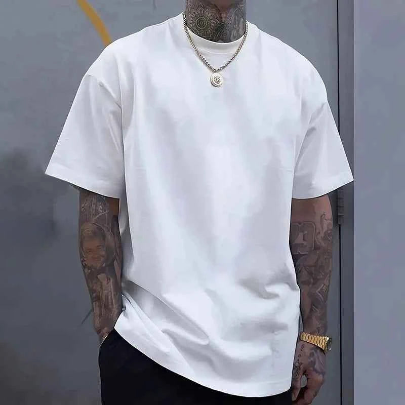 Men's cotton short sleeve t-shirt – Soft Breathable Casual Everyday Tee