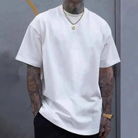 Men's cotton short sleeve t-shirt – Soft Breathable Casual Everyday Tee
