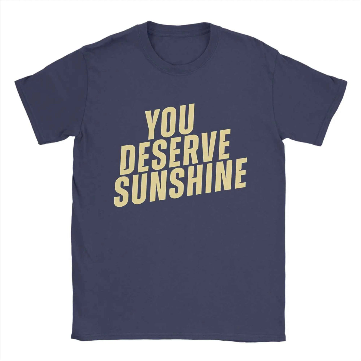 Men's Graphic Cotton T-Shirt – “You Deserve Sunshine” Scott Hunter Kip Grady Short Sleeve Tee