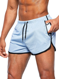 Men's Quick-Dry Running Beach Shorts – 3-Inch Fitness Summer Shorts