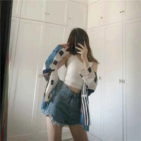 Women's Y2K Crop Tank Top – Sleeveless Korean Harajuku Aesthetic Vest