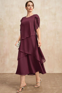 Women's Plus Size Elegant Maxi Dress – Petal Sleeve Wedding Guest Dress