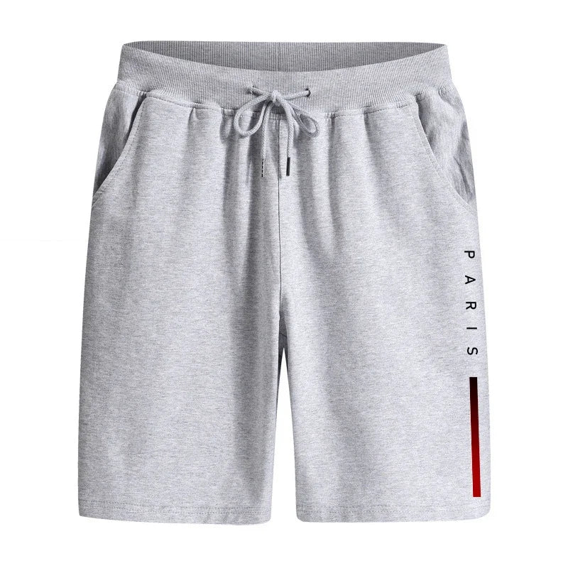 Men's PARIS Print Bermuda Shorts – Urban Casual Knee-Length Shorts 2025