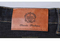 Men's Black Biker Denim Jeans – Classic Soft Stretch Casual Pants