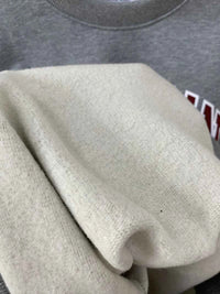 Women's Cotton Round Neck Sweatshirt – Warm Casual Long Sleeve Autumn Winter Pullover
