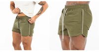 Men's Quick-Dry Gym Running Shorts – Multi-Pocket Fitness Beach Shorts 2024