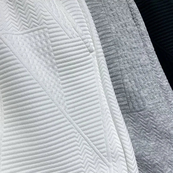 Men's Wave Pattern Running Shorts – Casual Jogging & Gym Sports Shorts