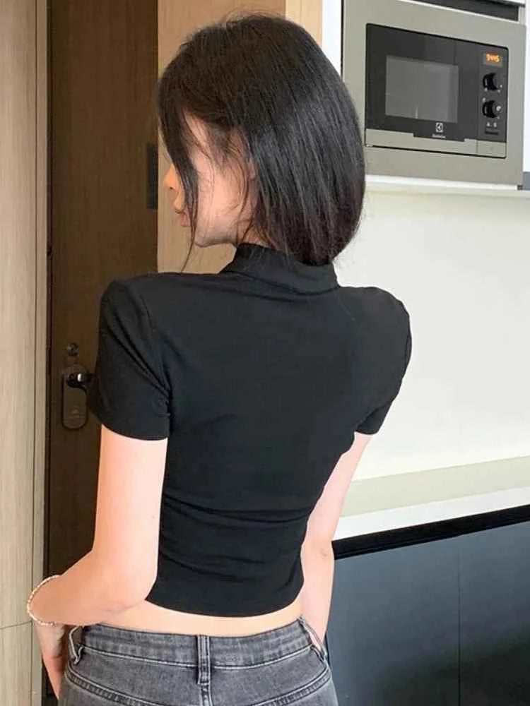 Women's Retro Chinese Style T-Shirt– Trendy Streetwear Casual Summer Tee