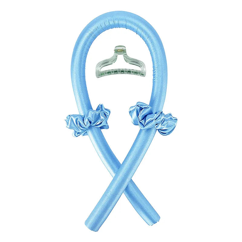 Heatless Curling Rod Headband for Women – No-Heat Hair Curler for Soft, Shiny Overnight Curls