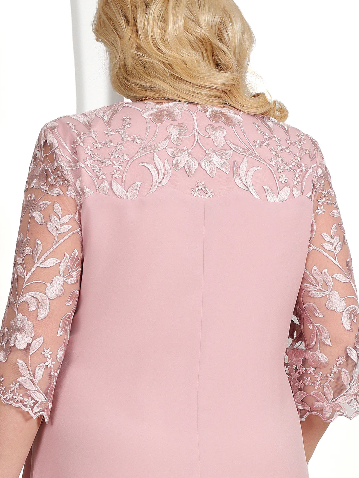Women's Plus Size Floral Formal Dress – Elegant Loose Party & Wedding Dress 2025