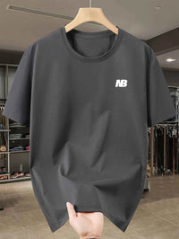 Men's Moisture-Wicking Athletic T-Shirt – Breathable Short Sleeve Gym & Casual All-Season Tee