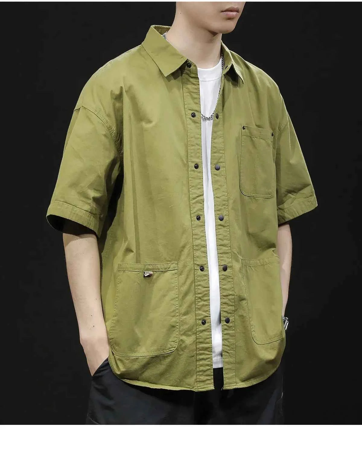 Men's Trendy Summer T-Shirt Loose – Loose Fit Casual Workwear Tee