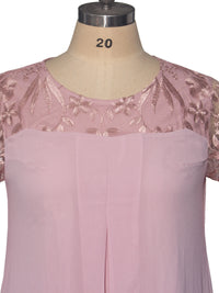 Women's Plus Size Floral Formal Dress – Elegant Loose Party & Wedding Dress 2025