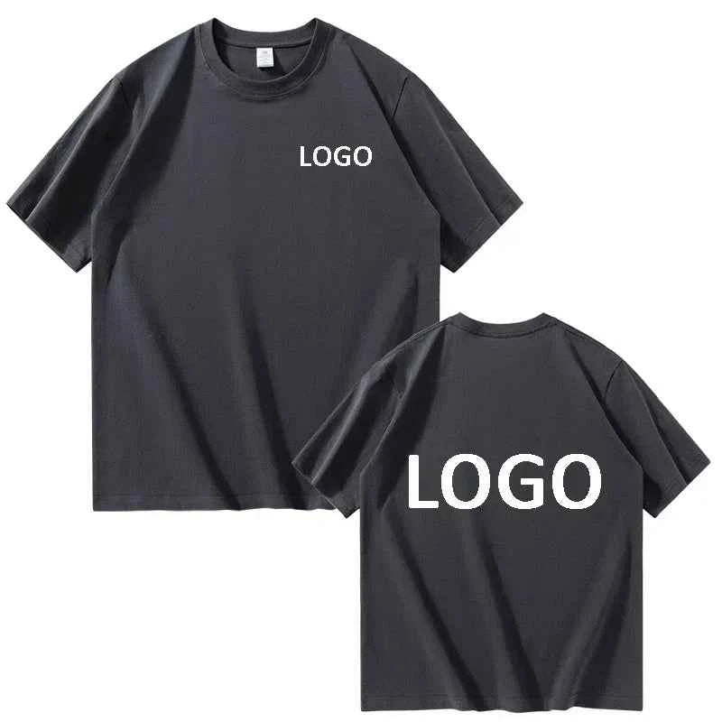 Customized Cotton Printed T-Shirt – Unisex Personalized Streetwear Short Sleeve Tee