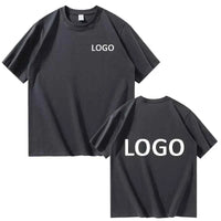 Customized Cotton Printed T-Shirt – Unisex Personalized Streetwear Short Sleeve Tee
