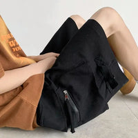 Men's Retro Workwear Shorts – Loose Wide-Leg High Street Casual Pants