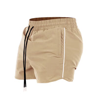 Men's Quick-Dry Gym Running Shorts – Multi-Pocket Fitness Beach Shorts 2024