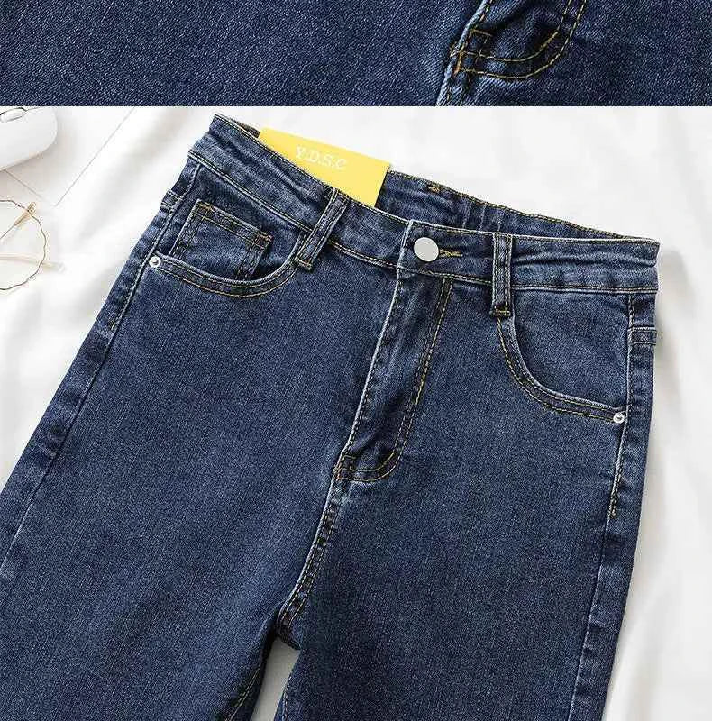 Women's Black Grey Slim Fit Jeans – Chic Cropped Smoothing Denim Pants