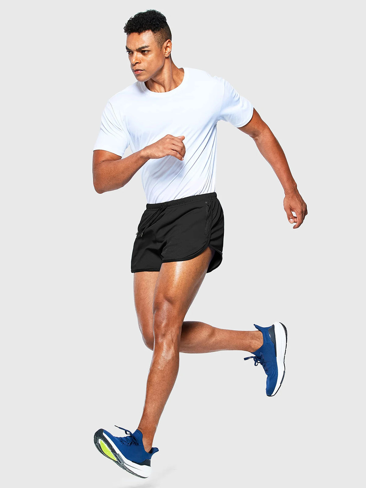 Men's Quick-Dry Running Beach Shorts – 3-Inch Fitness Summer Shorts