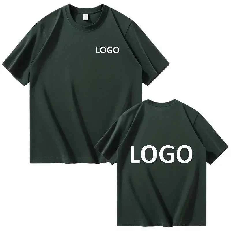Customized Cotton Printed T-Shirt – Unisex Personalized Streetwear Short Sleeve Tee