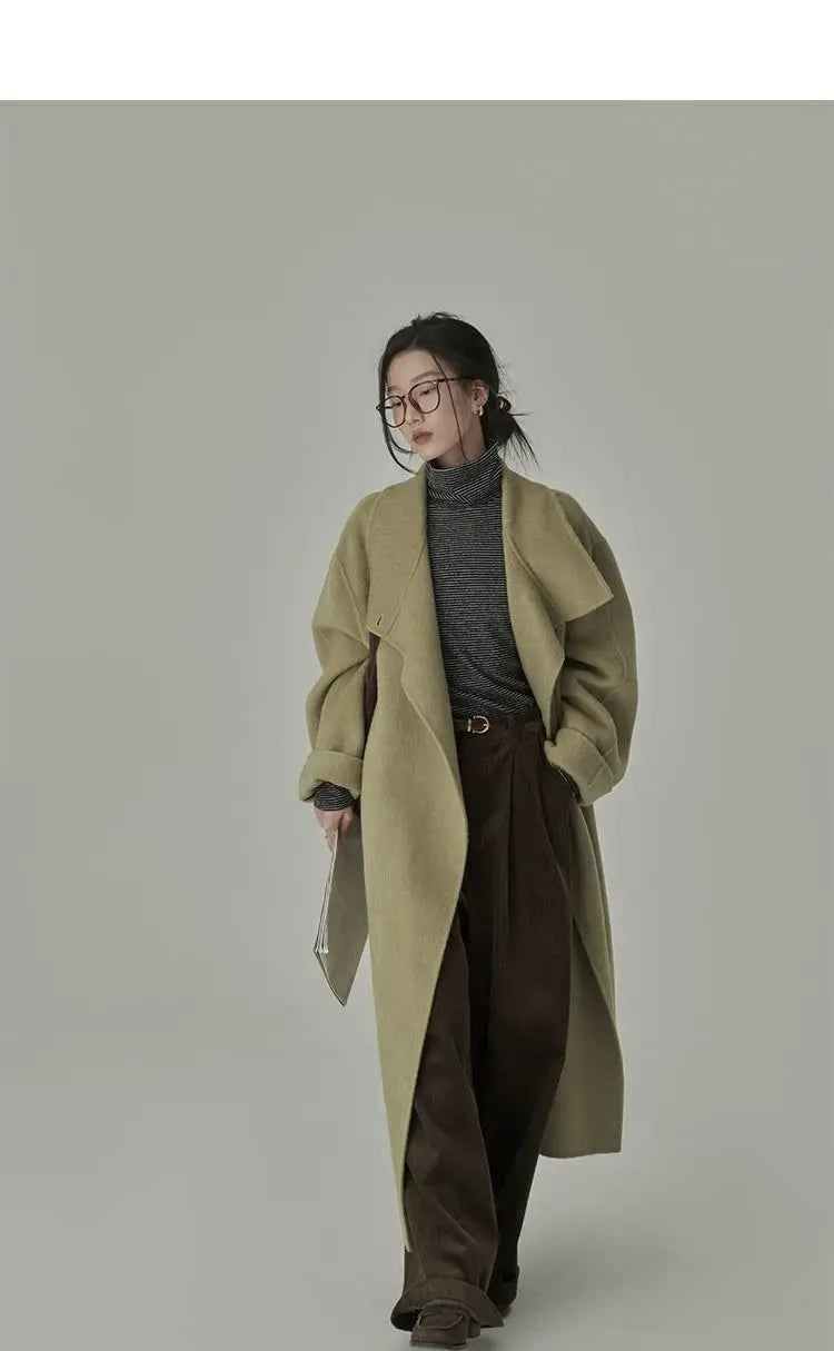Women's Striped Long Sleeve Turtleneck T-Shirt – Cozy Elegant Korean Style Casual Spring T-Shirt